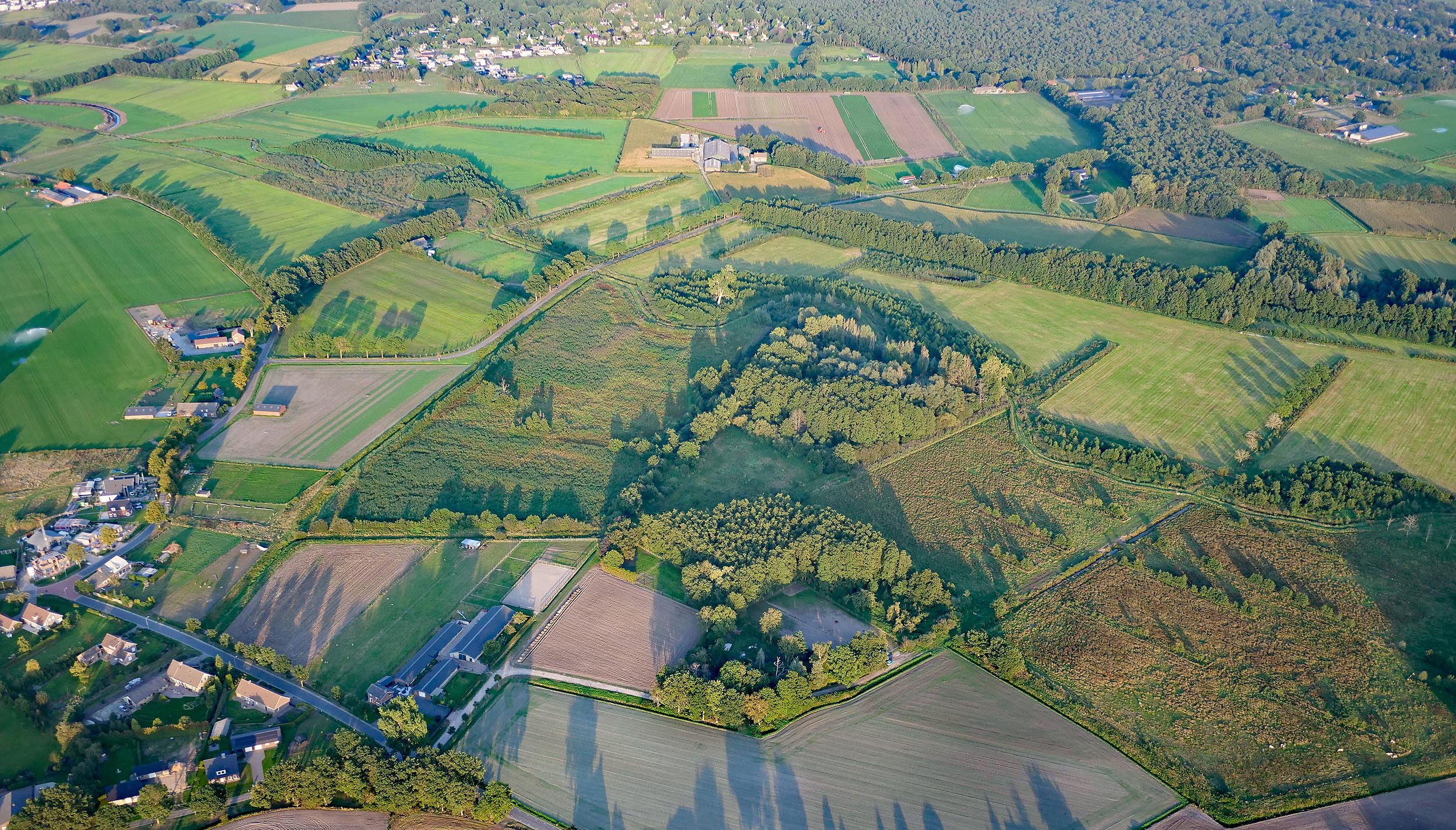 Luchtfoto van het buitengebied